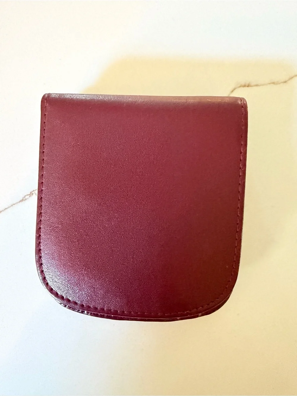 Taxi Wallet one world one wallet Compact red  Leather Coin Pouch